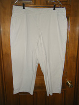 Charter Club Classic Fit Check Print Capri Pants - Size 16 - $15.31