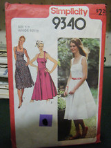 Simplicity 9340 Misses Summer Style Dress Pattern - Size 5 JP - £6.78 GBP