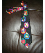 Looney Tunes Mania Characters Silk Neck Tie - £8.07 GBP