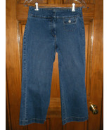 Janeville Cropped Denim Jeans - Size 8 - £13.92 GBP