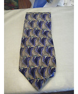 Men&#39;s Garcia/Grisman Collection Fifteen Abstract Print Silk Neck Tie - £15.40 GBP