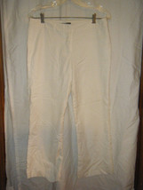 Ladies The Limited Stretch White Summer Cropped Pants - Size 8 - £13.59 GBP