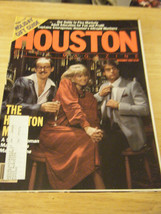 Vintage Houston City Magazine - The Houston Man Cover - December, 1984 - £12.90 GBP