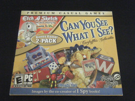 Etch A Sketch &amp; Can You See What I See? Curfuffle&#39;s Collectibles (PC, 2007) - £6.89 GBP