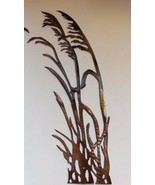 Sea Oats Blowing Left - Metal Wall Art - Copper 14&quot; x 4&quot; - $29.32 CAD