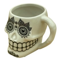 3D Sugar Skull Coffee Mug Halloween Day of the Dead Día de Muertos - £11.20 GBP
