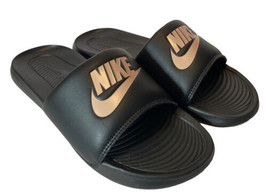 Womens Nike Victori Slide Sandals Foam Cushioning Black Size 7 Mint Cond... - £17.58 GBP