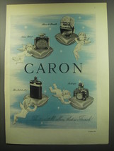 1949 Caron Perfumes Ad - The irresistible allure that is French - $18.49