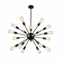 Sputnik Chandelier Chandelier Lighting Black Hanging Light - £183.77 GBP