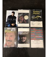 Lot of 6 Various Country Artist Cassette Tapes Gill, Waylon, Williams &amp; ... - £9.92 GBP