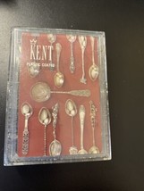Vintage Silver Spoon Collection Deck Of Playing Cards Theme By Kent With Case - £6.39 GBP