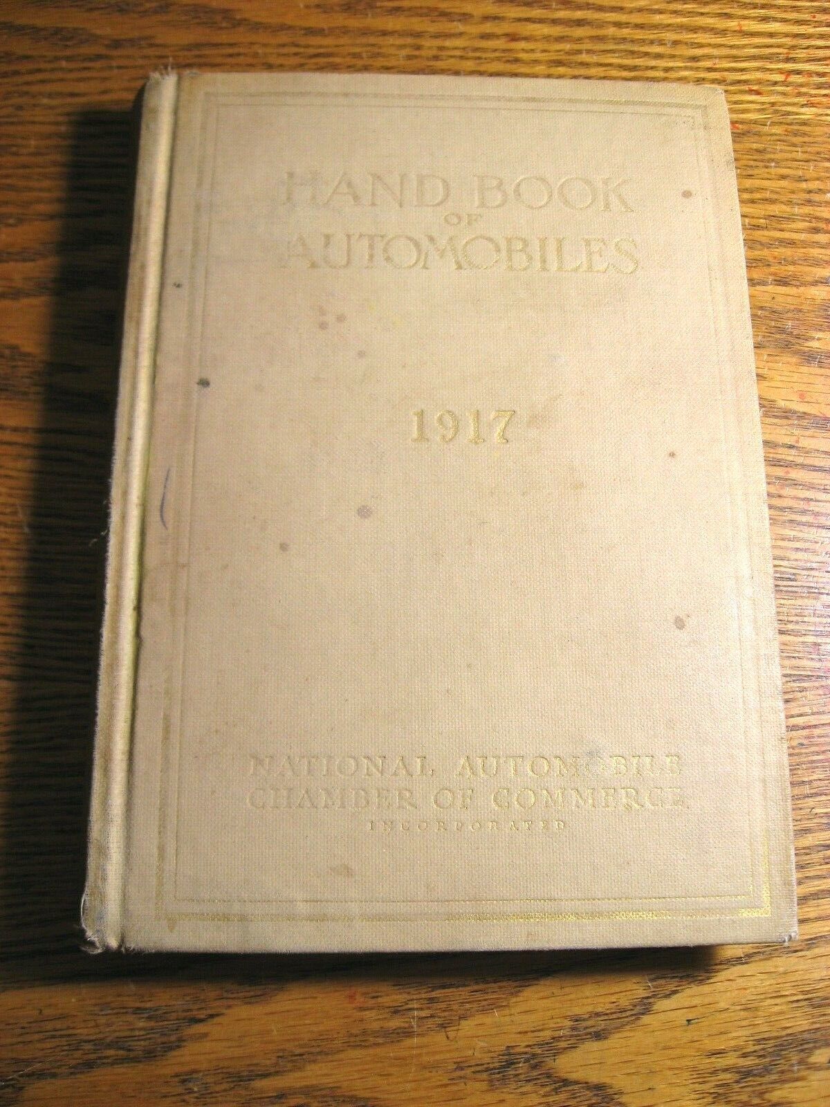 1917 Handbook of Automobiles Hand Book, McFarlan Buick Packard Cadillac - $98.01