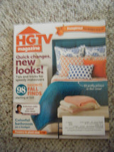 HGTV Magazine - New Looks &amp; Fall Finds Cover - October, 2013 - $8.80