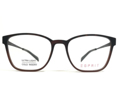 Esprit Eyeglasses Frames ET33421 COLOR-545 Brown Square Full Rim 52-17-140 - £37.20 GBP