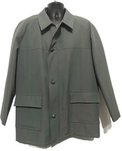 Scotchgard Shower Resistant Finish Men’s Grey Jacket Coat Size M vtd - £26.35 GBP