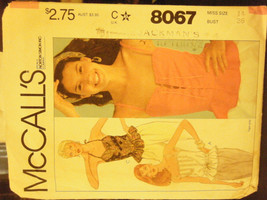 McCall's 8067 Misses Camisole Tops Pattern - Size 14 Bust 36 - £8.14 GBP