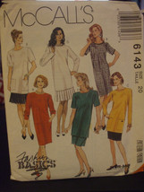 McCall&#39;s 6143 Misses One &amp; Two-Piece Dresses Pattern - Size 20 - £11.39 GBP