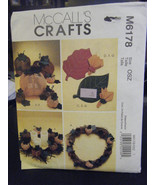 McCall&#39;s M6178 Pumpkins, Pumpkin Ornaments, Placemats &amp; Napkin Rings Pat... - £7.19 GBP