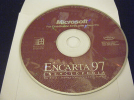 Microsoft Encarta 97 Encyclopedia (PC, 1996) - Replacement Disc Only!!! - £4.14 GBP