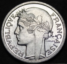 France 1 Franc, 1957-B Gem Unc~Excellent~Cornucopias - $4.82