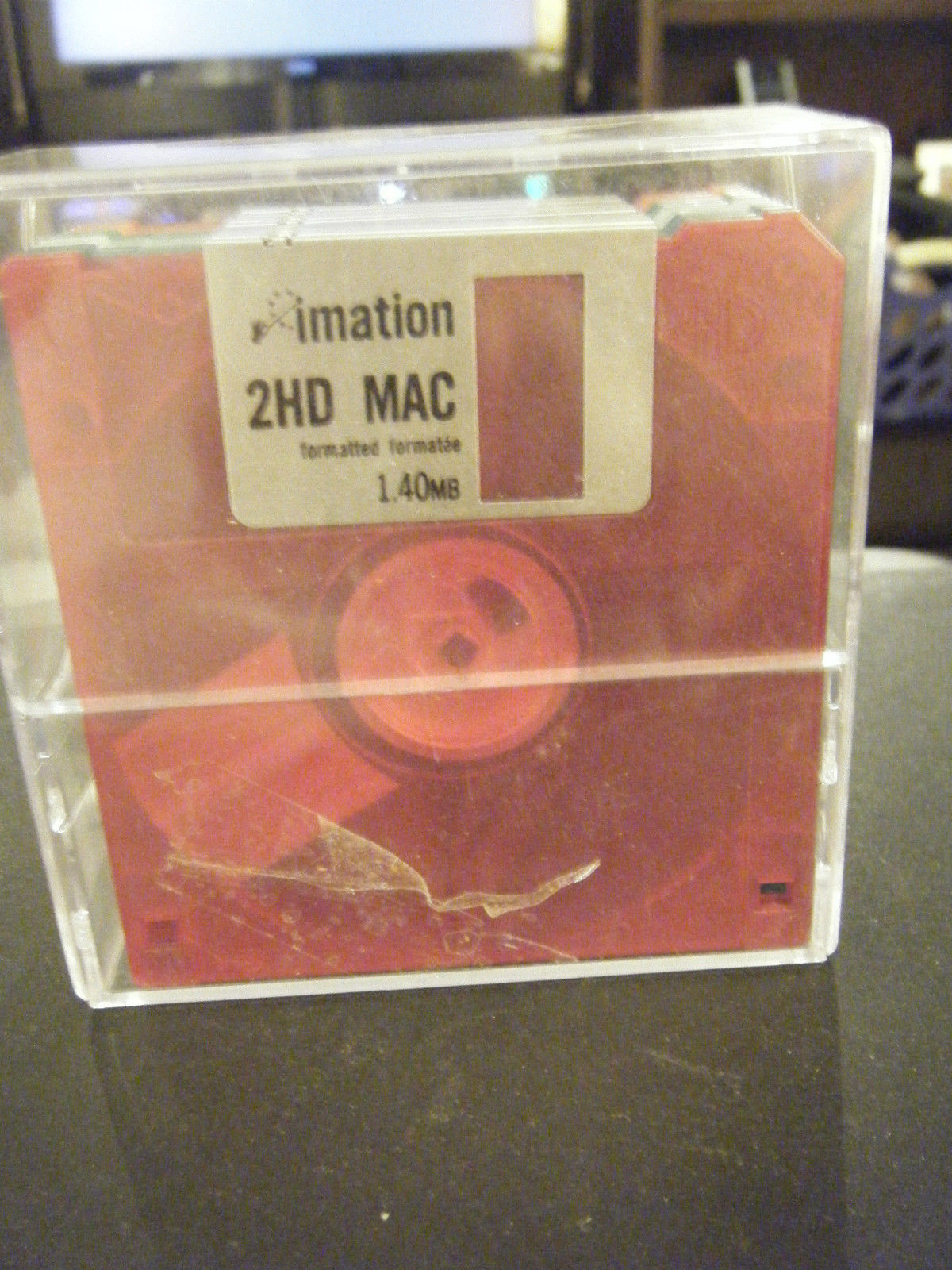Pack of 10 Imation 2HD Formatted 1.40MB Diskettes for MAC - $15.78
