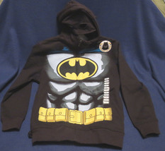 Batman  Hoodie with Mask and Bat Ears &amp; Cape Size 6/7 - £22.14 GBP