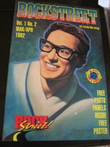 Rockstreet Magazine - Premier Issue - Vol. 1 No. 2 - Buddy Holly Cover - 1992 - £30.48 GBP