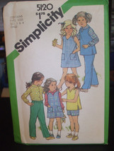 Simplicity 5120 Girl&#39;s Dress, Jumper, Top Pants &amp; Short Pattern - Size 3... - £7.36 GBP