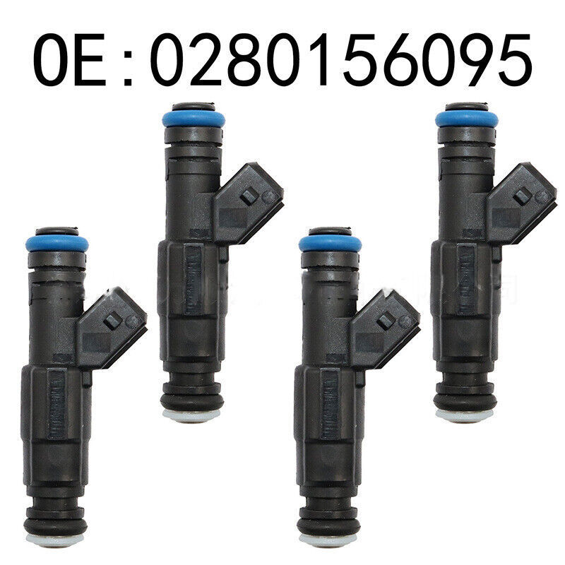 4Pcs Fuel Injectors 0280156095 For  Ford Focus 2.0L 1989CC 121Cu 2002-2004 - $30.75