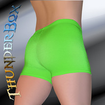 ThunderBox Nylon Spandex Mens Womens Green Gladiator Shorts Casual S M L XL - $25.00