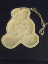 The Pampered Chef 1991 Teddy Bear Stoneware Cookie Mold - £9.48 GBP