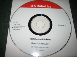U.S. Robotics Broadband Router Installation CD-ROM - £4.47 GBP