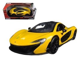 McLaren P1 Yellow 1/24 Diecast Model Car by Motormax - $39.28