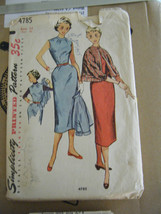 Vintage 1950&#39;s Simplicity 4785 Jumper &amp; Jacket Pattern - Size 14 Bust 32 - £12.79 GBP