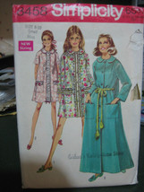 Vintage 1969 Simplicity 8458 Misses Robe Pattern - Size 8-10 - £6.80 GBP