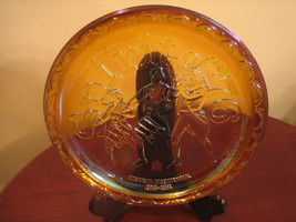 Vintage Carnival Glass Spirit of 76 American Bicentennial Plate - $14.30