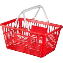 VEVOR Shopping Basket Portable Grocery Basket 12PCS 21L with Handle &amp; St... - $170.04