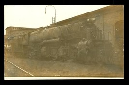 Vintage RPPC Real Photo Postcard Railroad Train Engine Hillyard Washington - $19.79