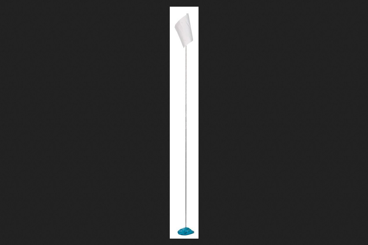 CH Hanson Stake Flags-21 Staff, 2-1/2&quot;x3-1/2 Flag, White 100Pcs. - $23.55