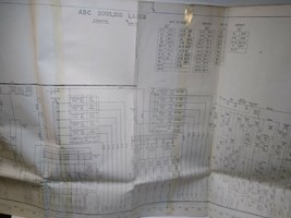 ABC Bowling Lanes Vintage Ball Bowling Alley Arcade Game Schematic Diagram 1957 - £17.85 GBP