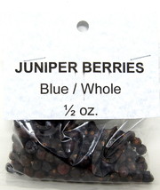 Whole Blue Juniper Berries Dried Culinary 1/2 oz Herb Pure Keto Vegan Non GMO - £7.11 GBP