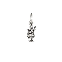 Sterling Silver Santa Clause Figurine Charm Pendant - £18.98 GBP