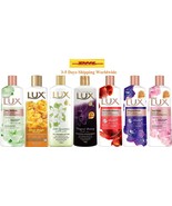 7 Packs Lux Shower Gel Different Fragrance Body Wash Bathing Liquid Soap 500 ml - £116.80 GBP