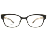 Christian Dior Eyeglasses Frames MONTAIGNE n12 GAS Black Gold Tortoise 5... - £186.21 GBP