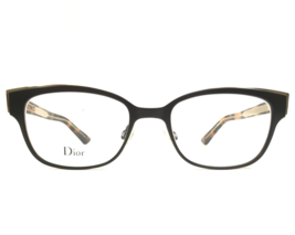 Christian Dior Eyeglasses Frames MONTAIGNE n12 GAS Black Gold Tortoise 50-18-140 - $233.50