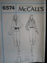 Vintage McCall's #6574 Misses Wrap Jacket, Blouse & Skirt Pattern - Size 12 - £7.19 GBP