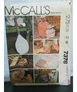 McCalls 7378 Bags, Sachet, Book Cover, Purse, Ratchet Cover and Bean Bag... - £6.03 GBP