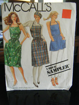 Vintage McCall&#39;s Misses 2 Hour Sampler Wrap Dress &amp; Top Pattern - Size XS/S/M - £7.52 GBP