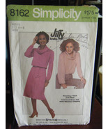 Vintage Simplicity 8162 Misses Blouson Cowl Top &amp; Skirt Pattern - Size P... - £6.11 GBP
