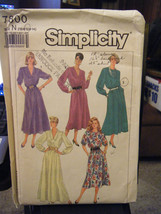 Vintage Simplicity 7800 Misses Dresses in 3 Lengths Pattern - Sizes 10/1... - $7.50